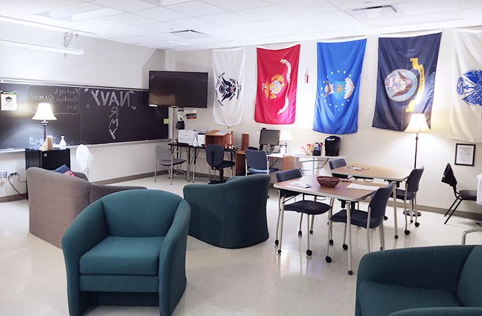 JCC Jamestown Campus veterans lounge